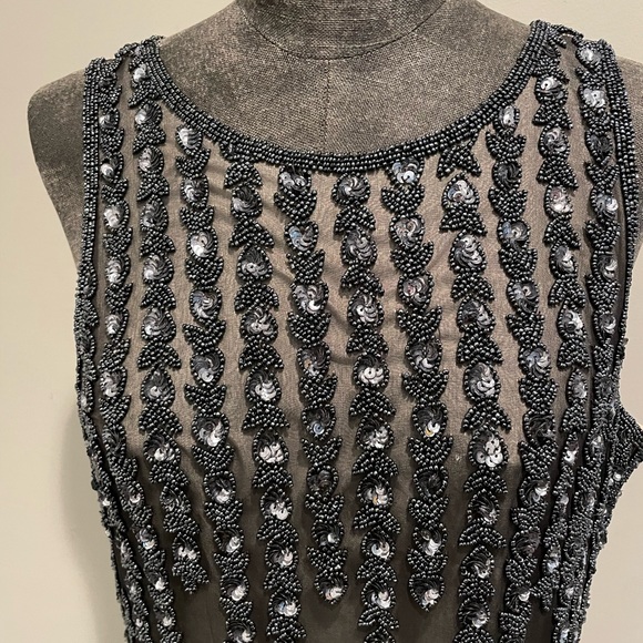 Landmark Vintage Beaded Evening Gown Size Large - Picture 7 of 15